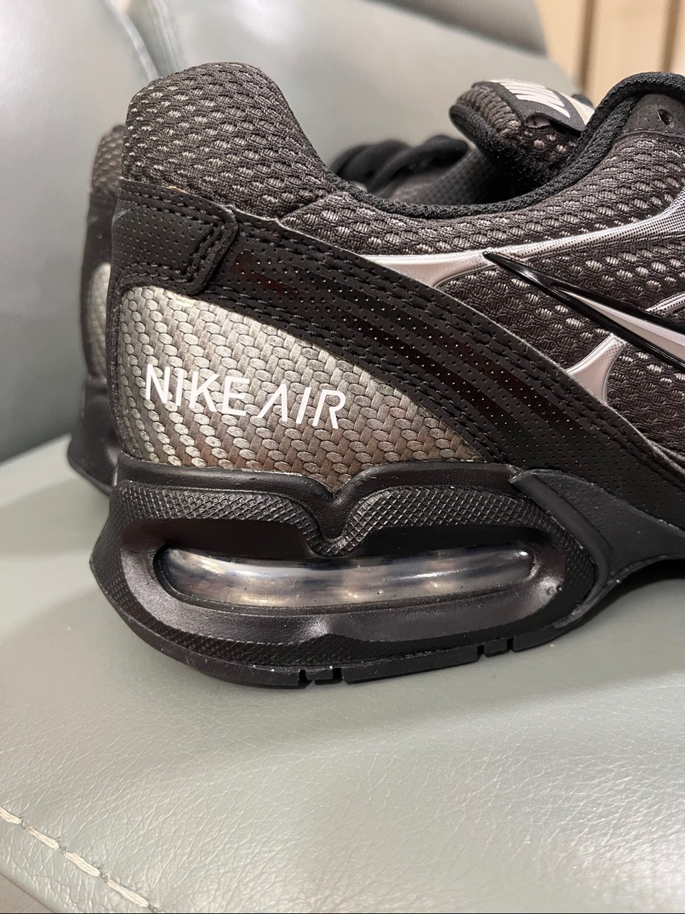 Nike Air Max Men’s Sneakers - Black/Silver - Picture 5 of 5